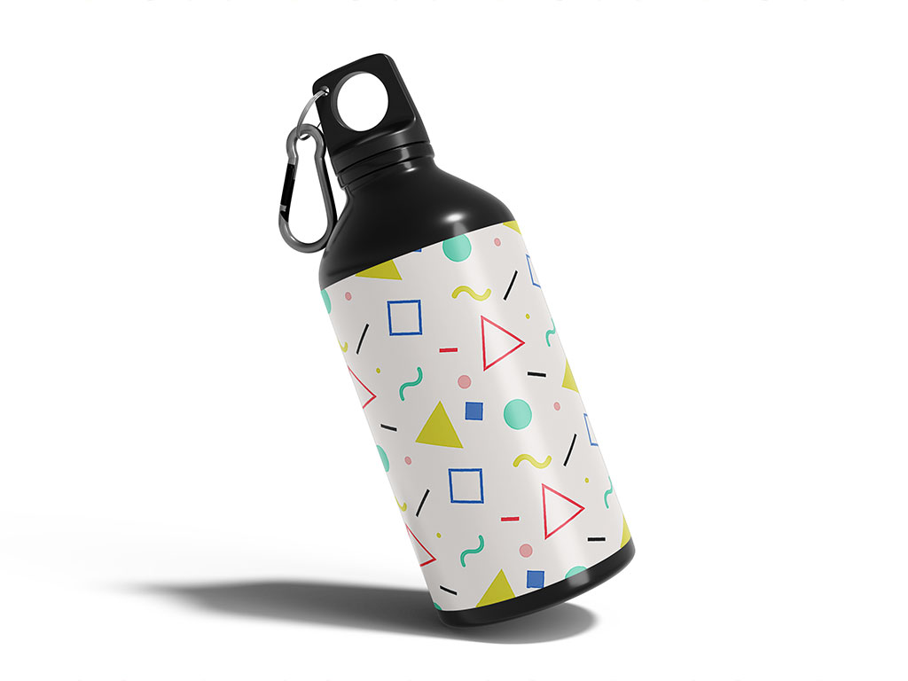 Pocket Lint Abstract Geometric Water Bottle DIY Stickers