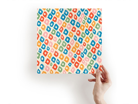 Total Excitement Abstract Geometric Craft Sheets