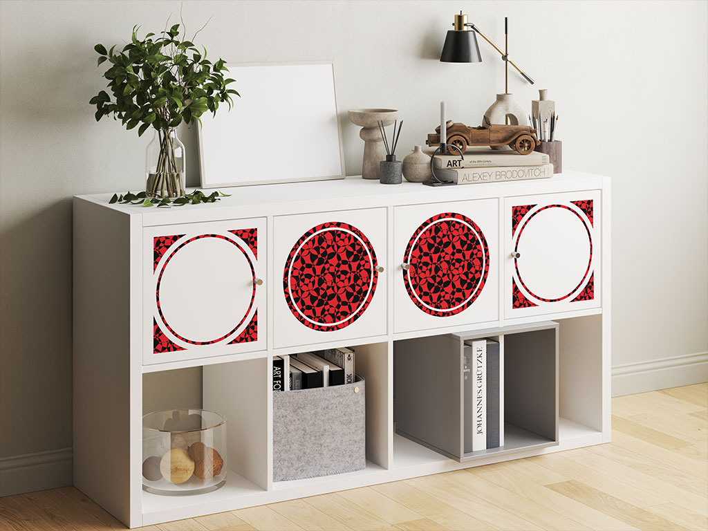 Alert Level Abstract Geometric DIY Furniture Stickers