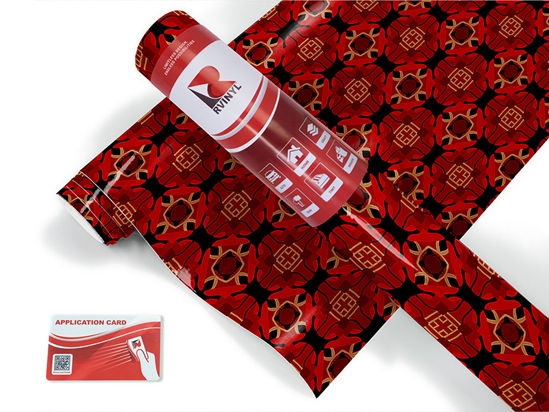 Bleed Magic Abstract Geometric Craft Vinyl Roll