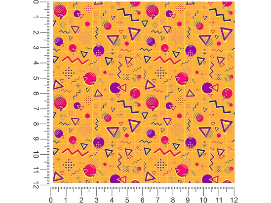 Squirmy Geometry Abstract Geometric 1ft x 1ft Craft Sheets