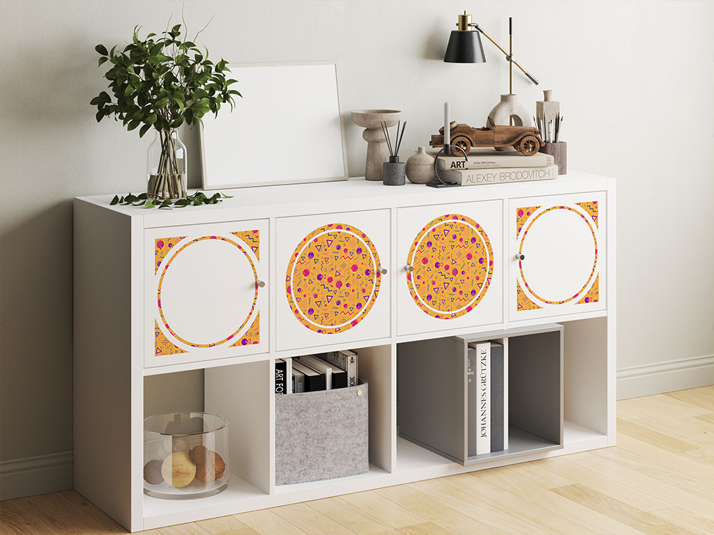 Squirmy Geometry Abstract Geometric DIY Furniture Stickers