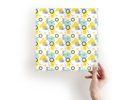 Sunny Reflections Abstract Geometric Craft Sheets