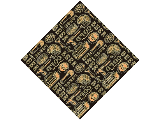 Craft Brew Alcohol Vinyl Wrap Pattern