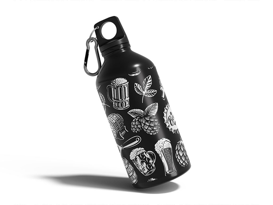 Public House Alcohol Water Bottle DIY Stickers