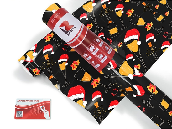 Holiday Spirit Alcohol Craft Vinyl Roll