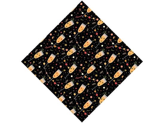 Yearly Resolutions Alcohol Vinyl Wrap Pattern