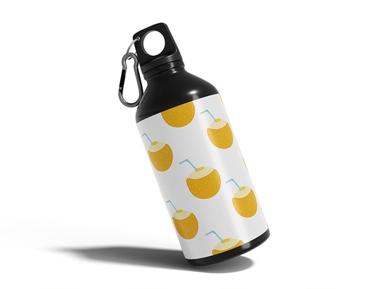 Pina Coladas Alcohol Water Bottle DIY Stickers