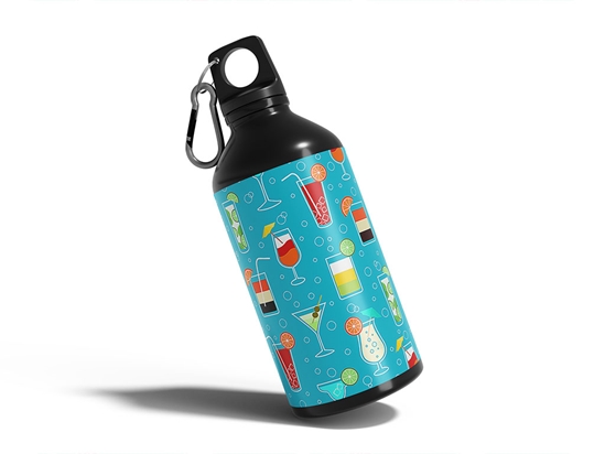 Sunrise Sours Alcohol Water Bottle DIY Stickers