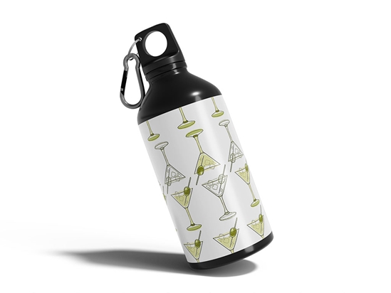 The Rocks Alcohol Water Bottle DIY Stickers