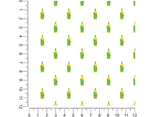 Vodka Bottles Alcohol 1ft x 1ft Craft Sheets