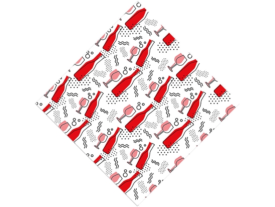 Pinot Noir Alcohol Vinyl Wrap Pattern