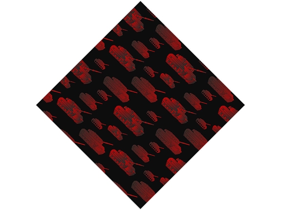 Red Tanks Americana Vinyl Wrap Pattern