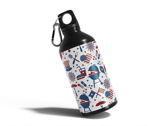 Backyard Barbecue  Water Bottle DIY Stickers