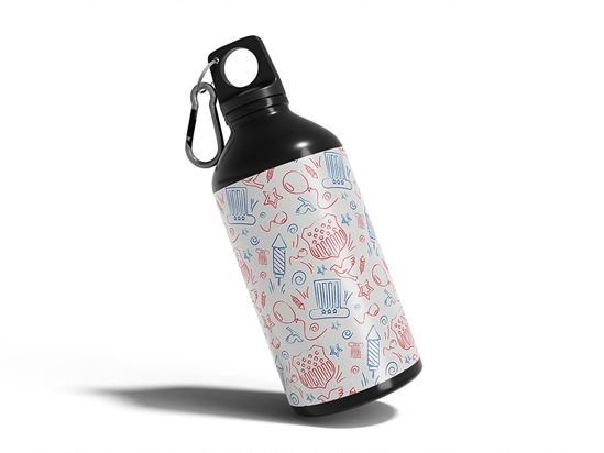 Celebrating Freedom  Water Bottle DIY Stickers