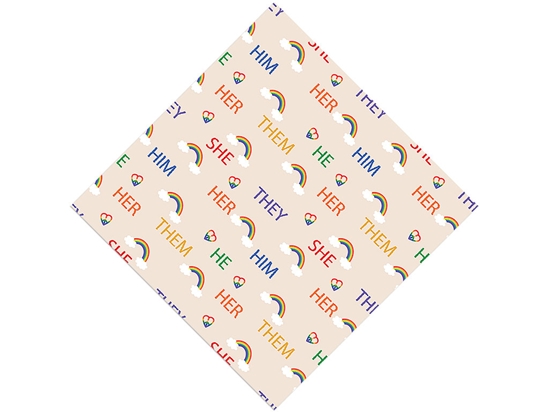 Pronoun Practice Americana Vinyl Wrap Pattern