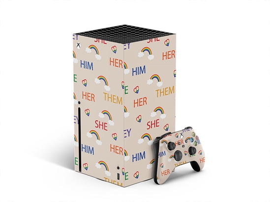 Pronoun Practice  XBOX DIY Decal