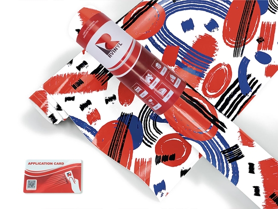 Abstract Patriot  Craft Vinyl Roll