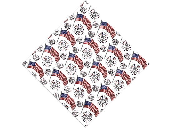 Billowing Breeze Americana Vinyl Wrap Pattern