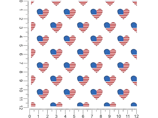 Flag Love  1ft x 1ft Craft Sheets