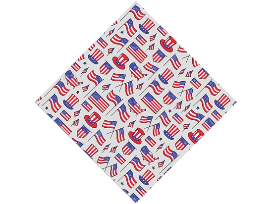 Flagging Down Americana Vinyl Wrap Pattern