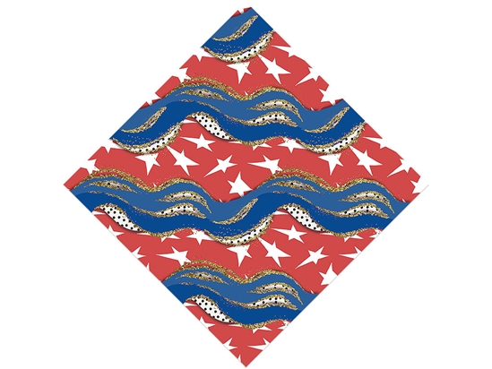 Gold Rush Americana Vinyl Wrap Pattern