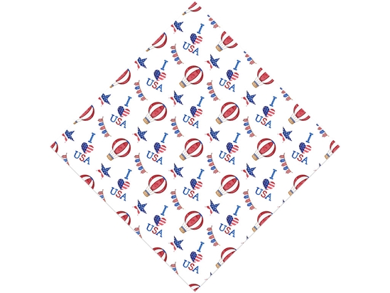 Lift Off Americana Vinyl Wrap Pattern