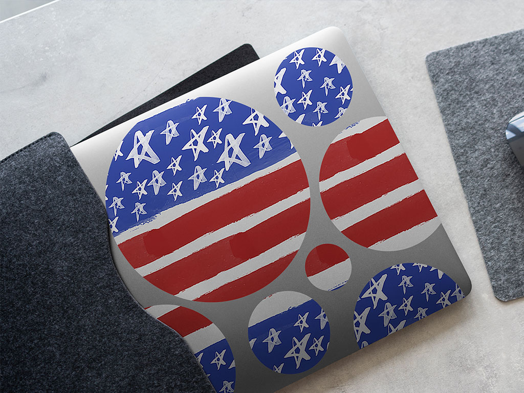 Painted Flag  DIY Laptop Stickers