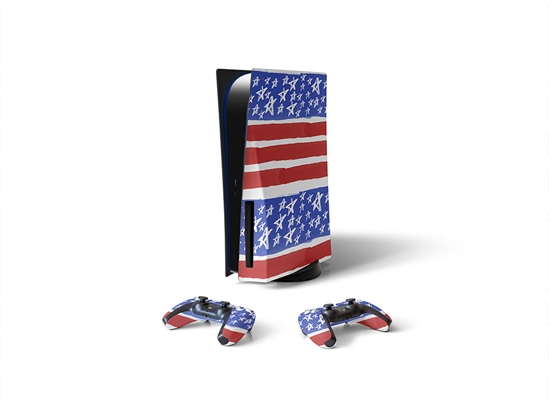 Painted Flag  Sony PS5 DIY Skin