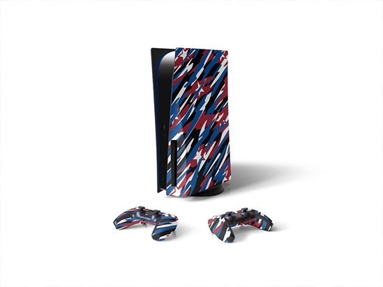 Patriotic Camo  Sony PS5 DIY Skin