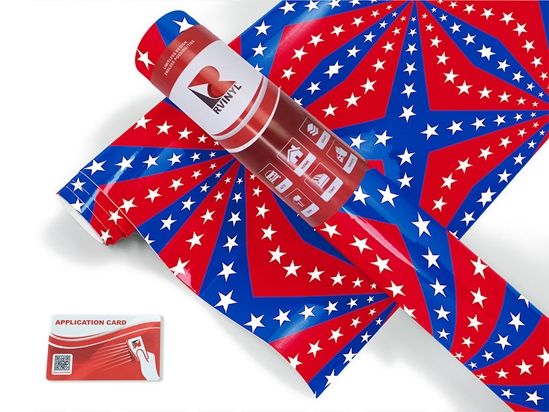 Patriotic Pinwheel  Craft Vinyl Roll