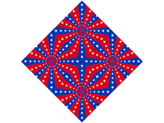 Patriotic Pinwheel Americana Vinyl Wrap Pattern