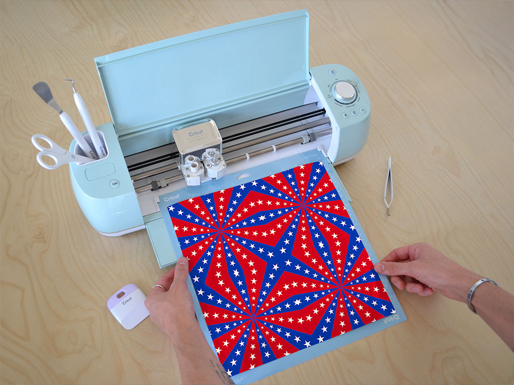 Patriotic Pinwheel  Cricut Compatible Vinyl