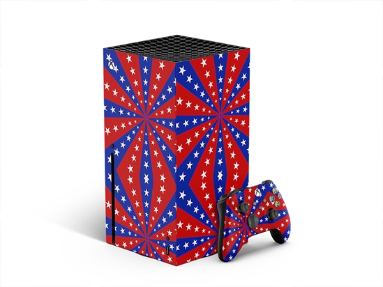 Patriotic Pinwheel  XBOX DIY Decal