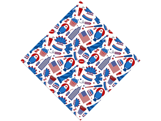 Recognized Symbols Americana Vinyl Wrap Pattern