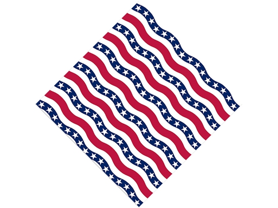 The Wave Americana Vinyl Wrap Pattern