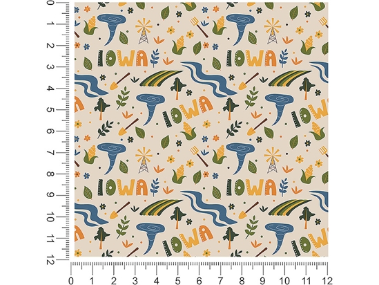 Hawkeye State  1ft x 1ft Craft Sheets