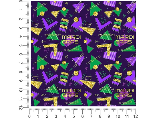 Mardi Gras  1ft x 1ft Craft Sheets