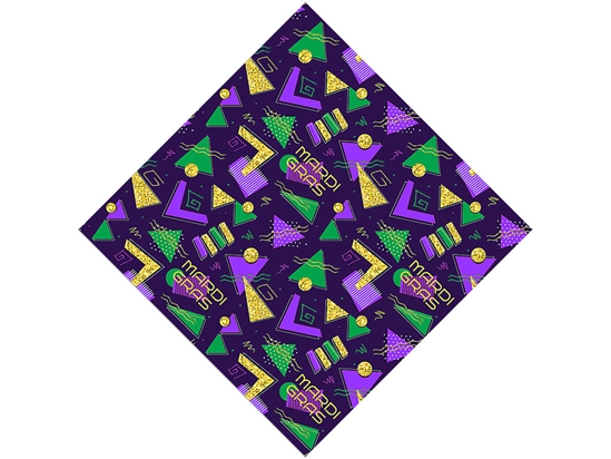 Mardi Gras Americana Vinyl Wrap Pattern