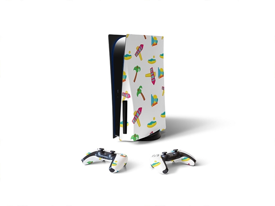 Visit Miami  Sony PS5 DIY Skin