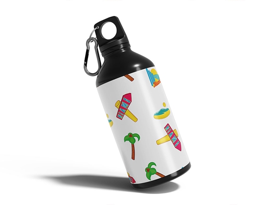 Visit Miami  Water Bottle DIY Stickers