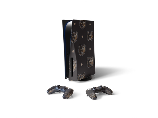 Black Vengeance Animal Sony PS5 DIY Skin