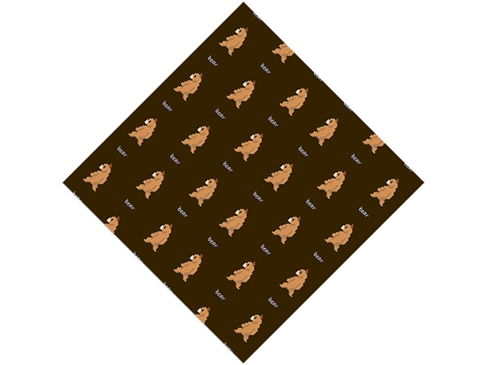 Pixel Wiggle Animal Vinyl Wrap Pattern