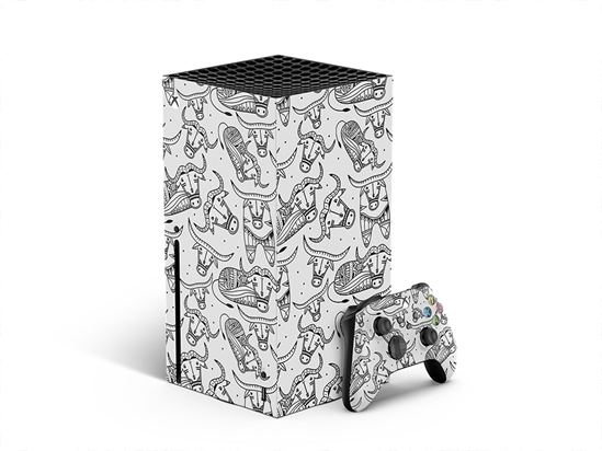 Bold Bovines Animal XBOX DIY Decal