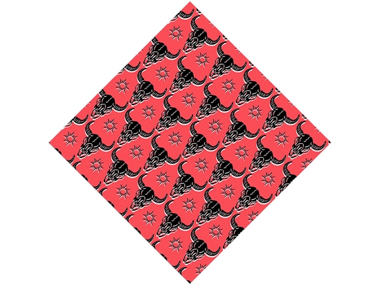 Neon Skulls Animal Vinyl Wrap Pattern