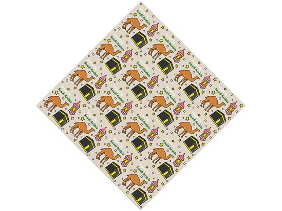 Saudi Citizens Animal Vinyl Wrap Pattern