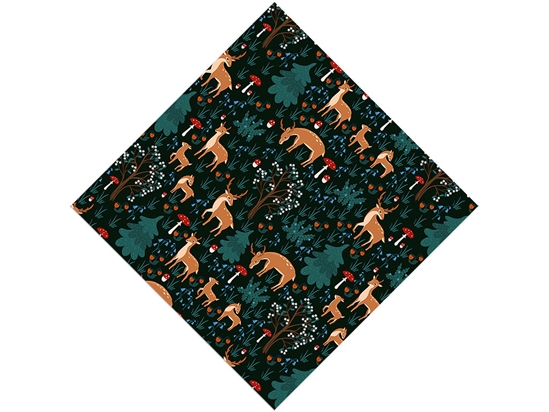 Nighttime Grazing Animal Vinyl Wrap Pattern