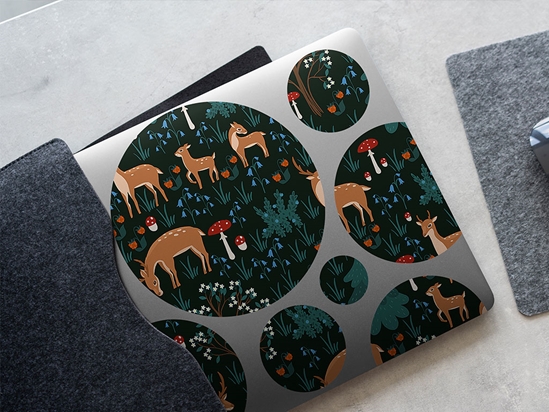 Nighttime Grazing Animal DIY Laptop Stickers