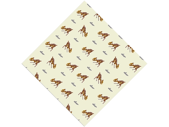 Pixel Faun Animal Vinyl Wrap Pattern