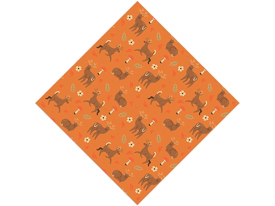 White Tail Animal Vinyl Wrap Pattern